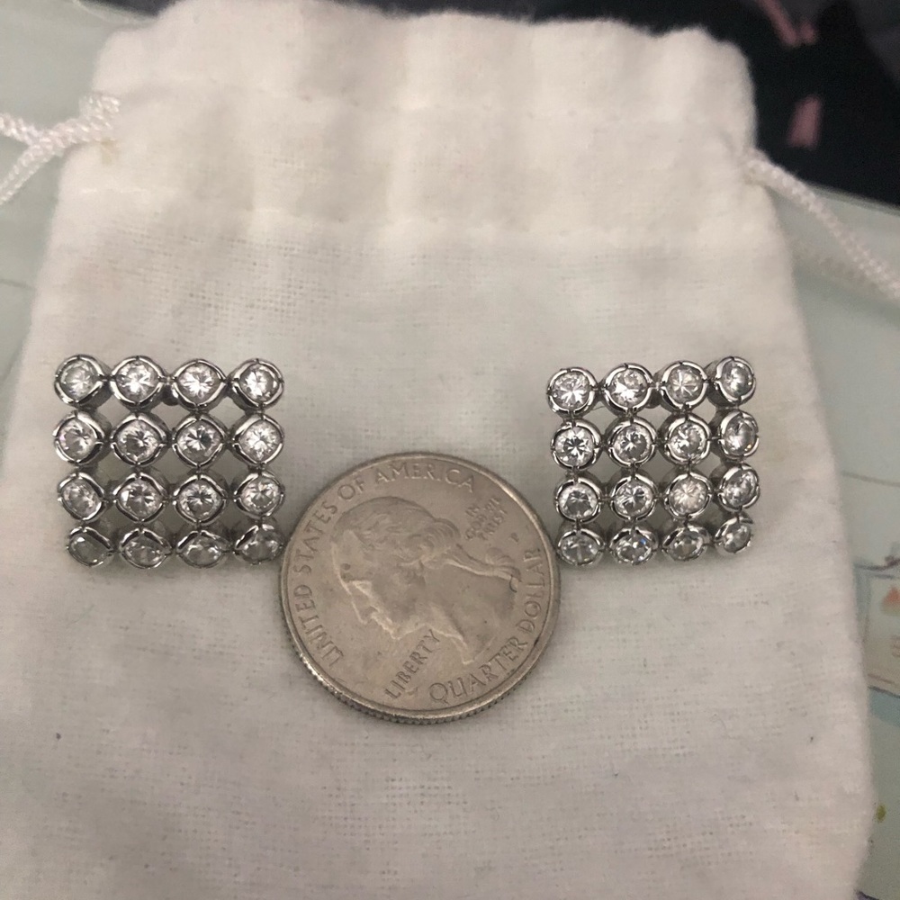 Silver earrings